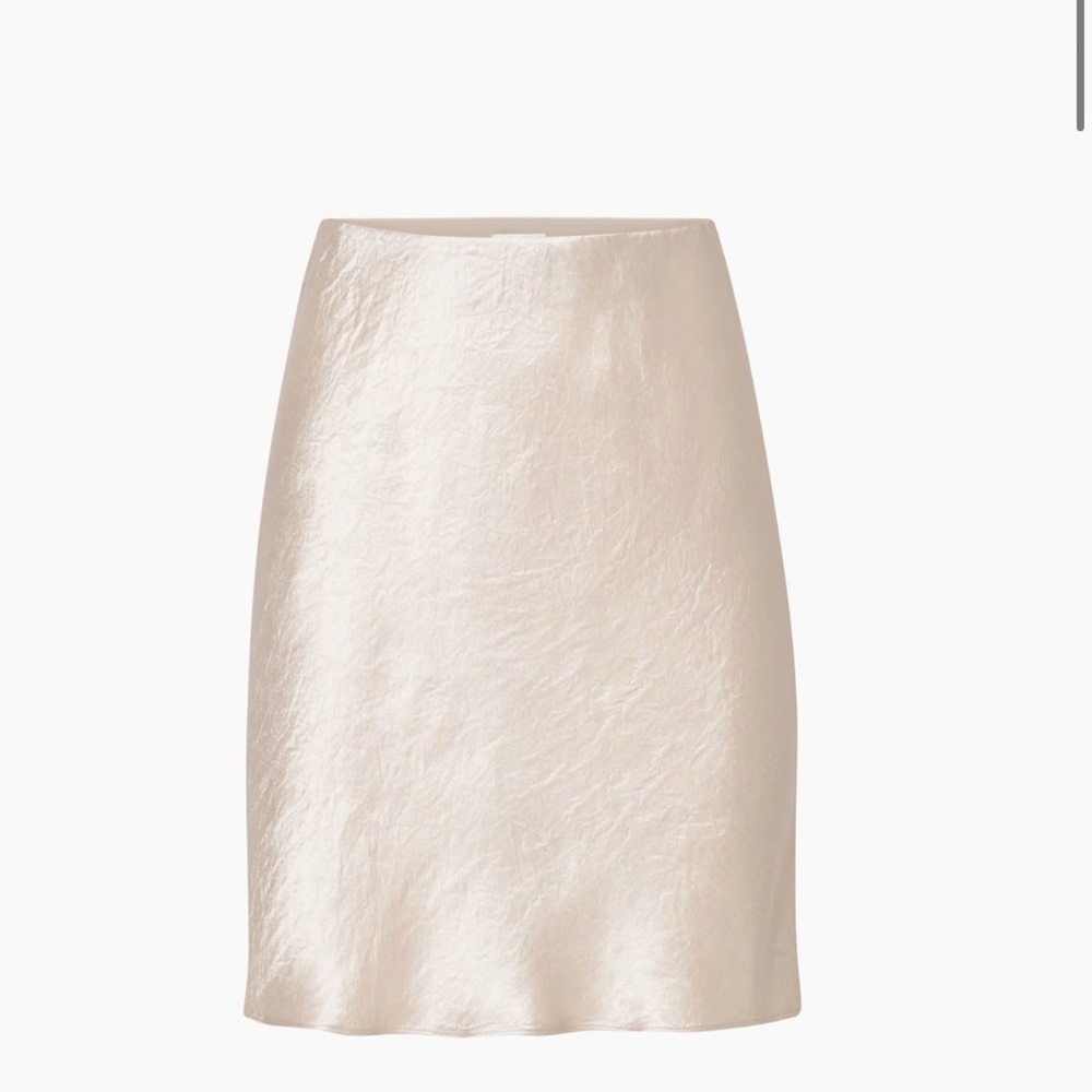 Babaton Slip Satin Mini Skirt KASHA TAUPE